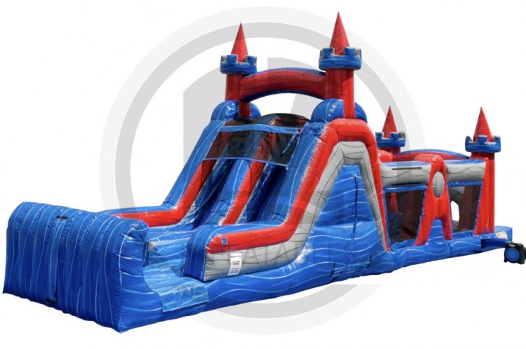 47ft Castle Tower Water Obstacle Course