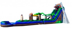 jurassic20rush20inflatable20water20slide20rental20tulsa20oklahoma 510868899 24ft Jurassic Rush Water Slide w/ Slip n Slide